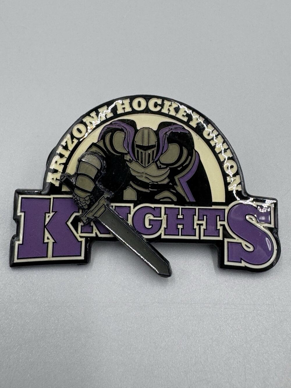 Arizona‎ Hockey Union Knights Lapel Pin